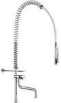 Delabie Geschirrsp&uuml;lbr + HB433000 o.Arm.,Teleskopausl.+Steigrohr kurz