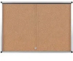 Bi-Office Schaukasten Exhibit Innenbereich Kork 114.6x96.7cm