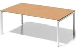 Bisley Chefarbeitsplatz/Konferenztisch Cito BxTxH 200x120x74cm buche/verkehrswei&szlig;