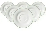 Ritzenhoff & Breker Ostfriese Teeuntertasse &oslash; 12,5 cm 6er Set - Gr&uuml;n