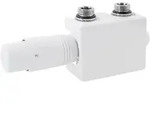 LuxeBath ECD Germany Ventil-Armaturen Set Multiblock Wei&szlig; Universal, Eck- &