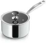 Morleos Stielkasserolle &Oslash; 16 cm &ndash; 1,7 l &ndash; Antihaft-Waben-Keramik &ndash;