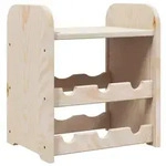 vidaXL Weinregal mit Oberplatte 33x25x37 cm Massivholz Kiefer