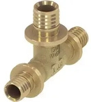 TECEflex T-St&uuml;ck reduziert, Rotguss d= 40x20x40mm