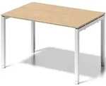 Bisley Schreibtisch Cito BxTxH 120x80x65-85cm ahorn Gestell verkehrswei&szlig;