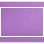 Exacompta 60164D 8x Schreibunterlage aus Karton, Serie Aquarel - Malve