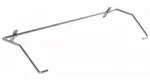 Hailo Sockelblendenhalter 4496001 f&uuml;r StepFix 3. Generation glanzverzinkt
