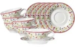 Ritzenhoff & Breker Shanti Ostfriese Teetasse mit Untertasse 100 ml 6er Set