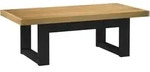 vidaXL Couchtisch NOAIN U-f&ouml;rmige Beine 120x60x40 cm Massivholz Kiefer