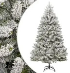 vidaXL K&uuml;nstlicher Weihnachtsbaum Klappbar Beschneit 240 cm