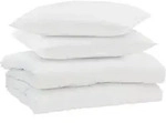vidaXL Sommerdecke mit Kissen 3 pcs Wei&szlig; Mikrofaser