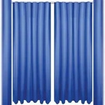 Bestlivings 2er Set Dekoschal Ellen,Universalband, inkl. Raffhalter 140 x 145...