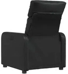 vidaXL Relaxsessel Schwarz Kunstleder