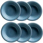 M&Auml;SER Suppenteller 21,6 cm, 6-er Set, Lumaca, DUNKELBLAU