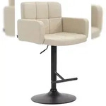 CLP Barhocker Los Angeles creme/schwarz