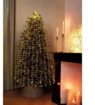 Lumineo WARMWEISSE MIKRO-LED-GIRLANDE F&Uuml;R DEN AUSSENBEREICH F&Uuml;R 180 CM 6,8 M BAUM