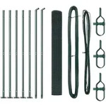 vidaXL Zaunpfosten Gr&uuml;n 10 x 1 m (12 x 12 mm Maschen ) Stahl