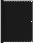 vidaXL Balkon-Sichtschutz Schwarz 120x400 cm HDPE