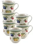 Villeroy & Boch French Garden Fleurence Henkelbecher 380 ml 6er Set