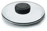 LACOR-Deckel f&uuml;r ESTUDIO-Kochgeschirr aus Edelstahl 18/10 mit Klappknopf 22 cm 85922