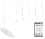 ECD Germany LED Lichtervorhang 3 m 120 LEDs Warmwei&szlig;, Timer & 19 Modi,...