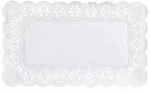 PAPSTAR 2000 Spitzenpapiere eckig 30 cm x 18 cm weiss