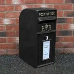 Briefkasten im englischen Stil - Schwarz