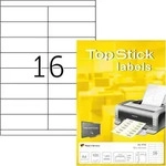 HERMA TOP STICK Universal-Etiketten, 105 x 33,8 mm, wei&szlig;,100 Blatt