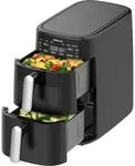 XXL Double Stack Hei&szlig;luftfritteuse 10L Dual-Zone Airfryer 2700W &ndash; 2 Vertikale
