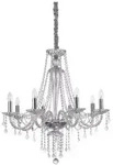 amadeus sp8, pendelleuchte aus glas und kkristall, ideal lux