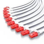CSL 10x Cat 6 Gigabit Ethernet LAN Kabel - mehrfach geschirmt - UTP Gigabit -...