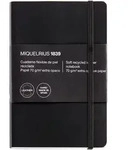 MIQUELRIUS MR10419 LEATHER1839 Notizbuch 104x150 SQU 5mm Index,200 Bl.
