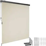 tectake Senkrechtmarkise Eloise mit 2 Wandhaltern - 160 x 250 cm beige