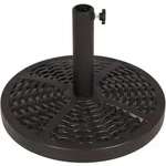 DELUKE Sonnenschirmst&auml;nder FOLR 15kg Kunststoff Schwarz 32,2x45,5x45,5cm