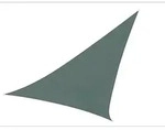 Perel Sonnensegel, wasserabweisend, 5 x 5 x 5 m, 160 g/m2, Polyester, Dreieck,