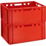BURI Doppelpack Eurofleischkiste E3 rot - auch in anderen Bereichen nutzbar E3 Rot 2