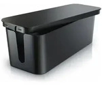 BEARWARE Kabelbox, Kabel Box mit Gummif&uuml;&szlig;en - Kabelmanagement / dezente Optik...