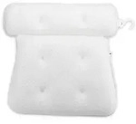 Intirilife Wannenkissen in WEISS - 36 x 38 cm - Spa Badewannen Kopfkissen aus