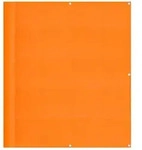 vidaXL Balkon-Sichtschutz Orange 120x700 cm 100% Polyester-Oxford