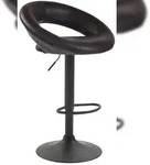 CLP Barhocker Olinda Kunstleder braun/schwarz