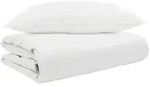 vidaXL Sommerdecke mit Kissen 2 pcs Wei&szlig; Daunenfeder