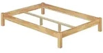 Erst-Holz Doppelbett Ehebett 180x200 Massivholz-Bettgestell Buche natur ohne...