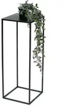 DanDiBo Blumenhocker Metall Schwarz Eckig 70 cm Blumenst&auml;nder Beistelltisch...