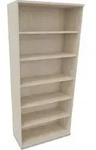 Soennecken Regal 6OH B1000xT442xH2221mm Silberaluminium/Akazie hell