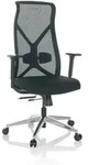 Drehstuhl / B&uuml;rostuhl AZURRO B Netzstoff / Stoff schwarz hjh OFFICE
