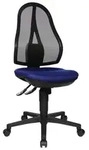 Drehstuhl ohne Armlehnen Netz blau TOPSTAR OP200G26H