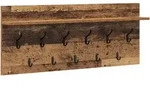 vidaXL Wandmontierter Kleiderst&auml;nder Altholz 100 x 40 x 12 cm