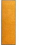 vidaXL Fu&szlig;matte Waschbar Orange 60x180 cm
