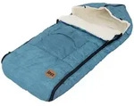 Babyfu&szlig;sack 94x48x10 cm Jeans-Blau aus Polyester Joyz