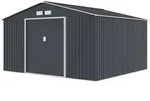 HATTORO S350 Metall Ger&auml;tehaus 341x322x201 cm (BxTxH) Ger&auml;teschuppen Garten